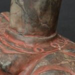 Pre-Columbian Chavin Stone Bottle - Carnivorous Fish Design - Imagen 18