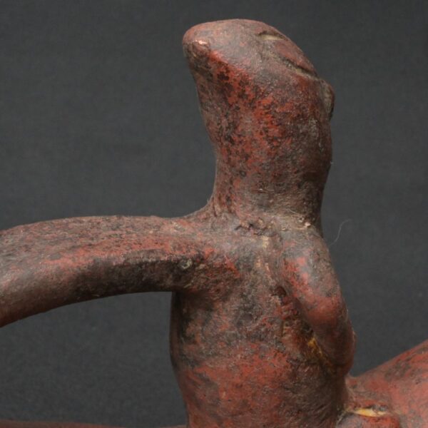 Pre-Columbian Moche Ceramic Whistle with Human Figure - Image 13