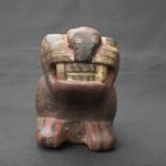 Pre-Columbian Tiahuanaco Ceramic Jaguar Figurine - Imagen 2