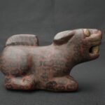 Pre-Columbian Tiahuanaco Ceramic Jaguar Figurine - Imagen 8