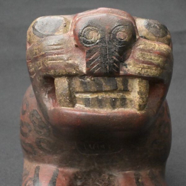 Pre-Columbian Tiahuanaco Ceramic Jaguar Figurine - Image 14