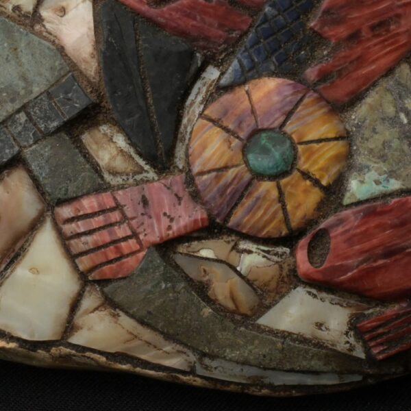 Precolumbian Moche Pututu with Gemstone Inlays - Image 16