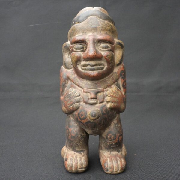 Tiahuanaco Pre-Columbian Ceramic Figurine with Human Form - Image 2