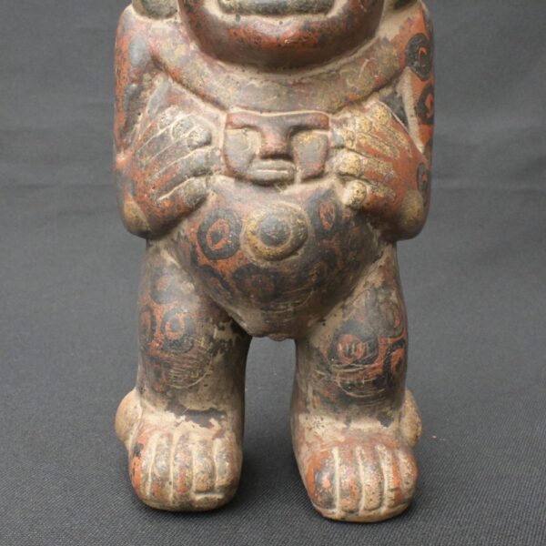 Tiahuanaco Pre-Columbian Ceramic Figurine with Human Form - Image 12