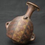Inca Pre-Columbian Ceramic Aribalo Vessel