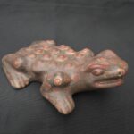 Pre-Columbian Tiahuanaco Frog Ceramic Figurine