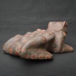 Pre-Columbian Tiahuanaco Frog Ceramic Figurine - Imagen 6