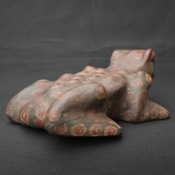 Pre-Columbian Tiahuanaco Frog Ceramic Figurine - Image 6