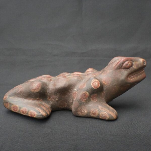 Pre-Columbian Tiahuanaco Frog Ceramic Figurine - Image 7