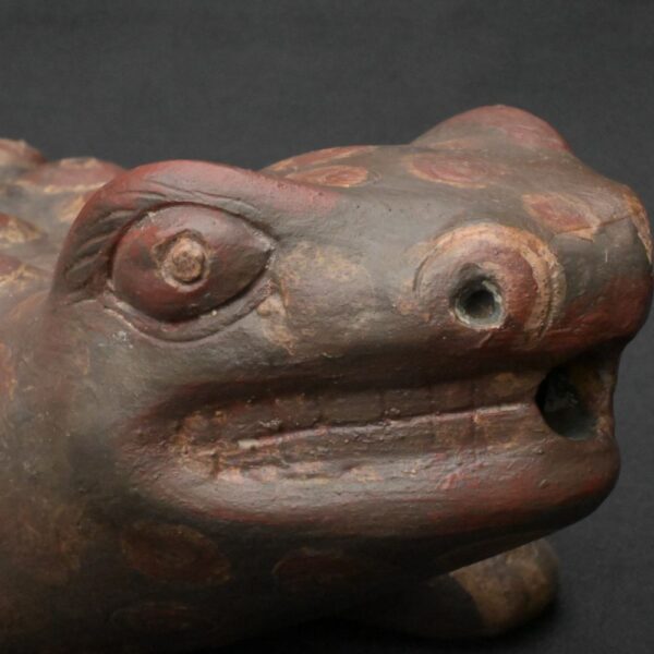 Pre-Columbian Tiahuanaco Frog Ceramic Figurine - Image 11