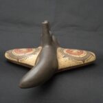 Pre-Columbian Nasca Manta Ray Ceramic Vessel - Imagen 4