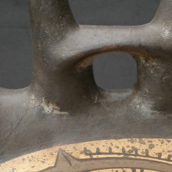 Pre-Columbian Nasca Manta Ray Ceramic Vessel - Image 15