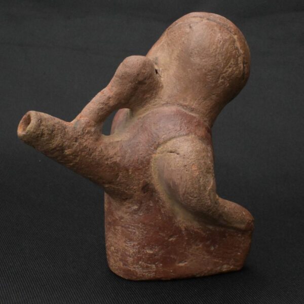 Pre-Columbian Moche Human Form Ceramic Whistle - Image 5