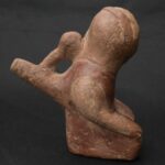 Pre-Columbian Moche Human Form Ceramic Whistle - Imagen 6