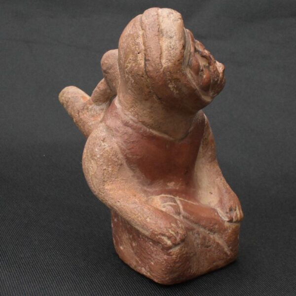 Pre-Columbian Moche Human Form Ceramic Whistle - Image 7