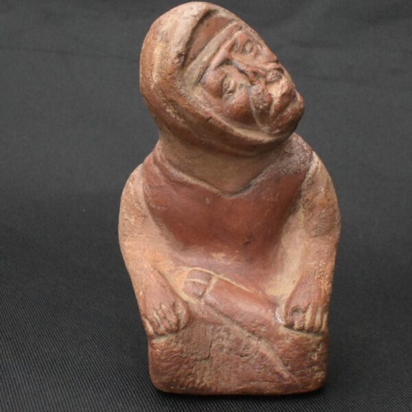 Pre-Columbian Moche Human Form Ceramic Whistle - Image 8