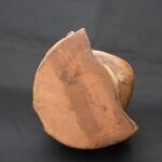 Pre-Columbian Moche Ritual Ceramic Bottle with Face - Imagen 12