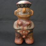 Exquisite Pre-Columbian Nasca Ceramic Human Figure