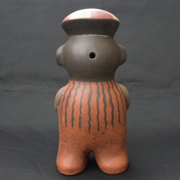 Exquisite Pre-Columbian Nasca Ceramic Human Figure - Image 5