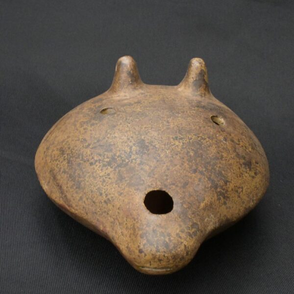 Pre-Columbian Inca Ceramic Whistle with Tumi Motif - Image 12