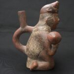 Authentic Pre-Columbian Moche Warrior Ceramic Figurine - Imagen 8
