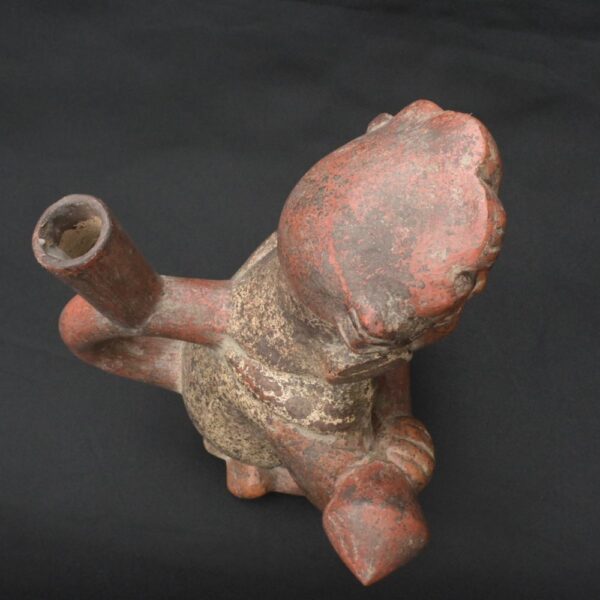 Authentic Pre-Columbian Moche Warrior Ceramic Figurine - Image 10