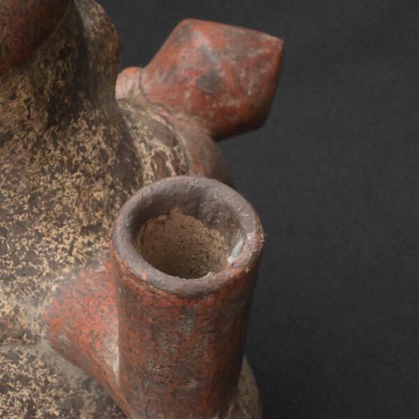 Authentic Pre-Columbian Moche Warrior Ceramic Figurine - Image 16