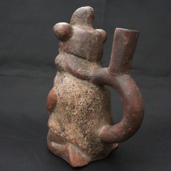 Pre-Columbian Moche Warrior Priest Ceramic Artifact - Image 5