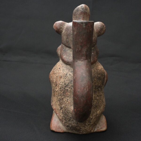 Pre-Columbian Moche Warrior Priest Ceramic Artifact - Image 6