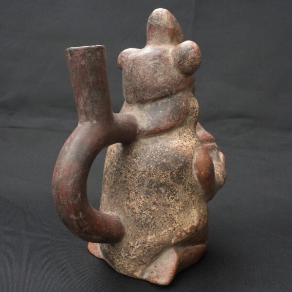 Pre-Columbian Moche Warrior Priest Ceramic Artifact - Image 7