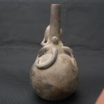 Pre-Columbian Lambayeque Rodent Ceramic Whistle Artifact - Imagen 3