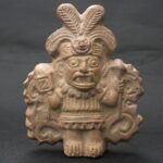 Moche Pre-Columbian Ceramic Whistle with Warrior Design