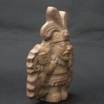 Moche Pre-Columbian Ceramic Whistle with Warrior Design - Imagen 6