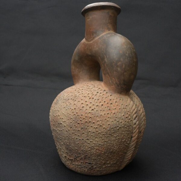 Pre-Columbian Chavin Ritual Ceramic Bottle - Image 6