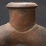 Pre-Columbian Chavin Ritual Ceramic Bottle - Imagen 18