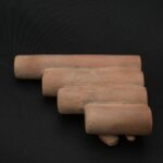 Pre-Columbian Inca Ceramic Pan Flute with Serpent Motifs - Imagen 6