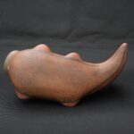 Pre-Columbian Nasca Fish Ceremonial Bottle Artifact - Imagen 11