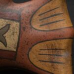 Pre-Columbian Nasca Fish Ceremonial Bottle Artifact - Imagen 17
