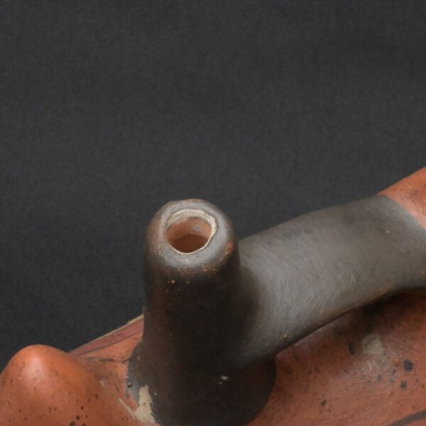 Pre-Columbian Nasca Fish Ceremonial Bottle Artifact - Image 19