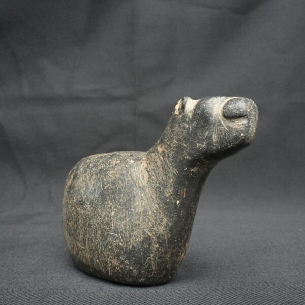 Pre-Columbian Inca Stone Conopa Llama Figurine - Image 7