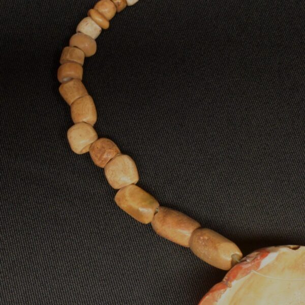 Pre-Columbian Moche Necklace with Joyful Feline Face - Image 19