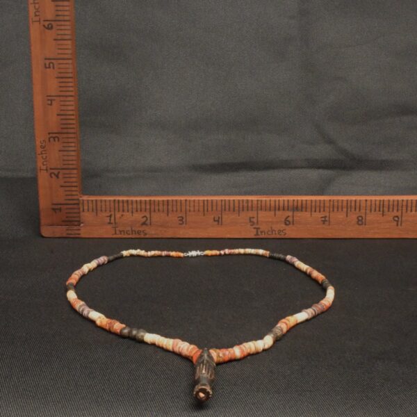 Pre-Columbian Moche Necklace with Owl Figure and Spondylus - Image 11