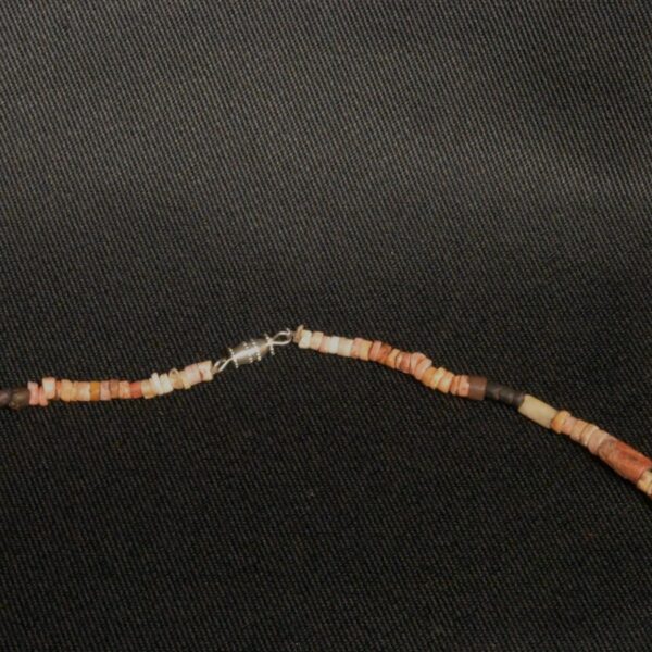 Moche Pre-Columbian Spondylus Ritual Necklace with Wood & Precious Stones - Image 6