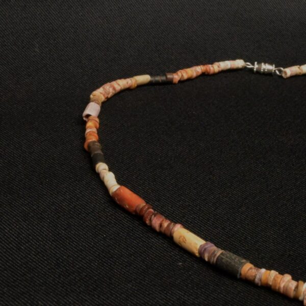 Moche Pre-Columbian Spondylus Ritual Necklace with Wood & Precious Stones - Image 16