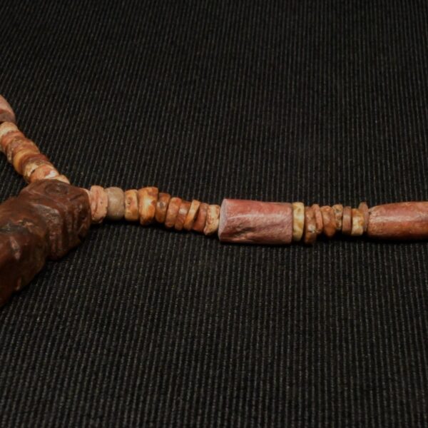 Moche Pre-Columbian Spondylus Ritual Necklace with Wood & Precious Stones - Image 22