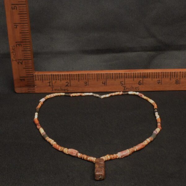 Moche Pre-Columbian Spondylus Ritual Necklace with Wood & Precious Stones - Image 23