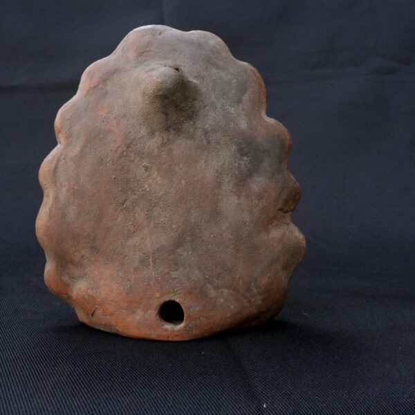 Pre-Columbian Chimu Ceramic Whistle with Warrior Figure - Image 3