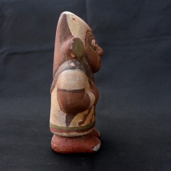 Handcrafted Chimu Ceramic Cuchimilco Figurine - Image 4