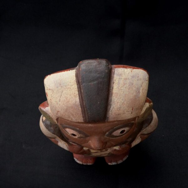 Handcrafted Chimu Ceramic Cuchimilco Figurine - Image 6