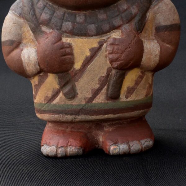 Handcrafted Chimu Ceramic Cuchimilco Figurine - Image 7
